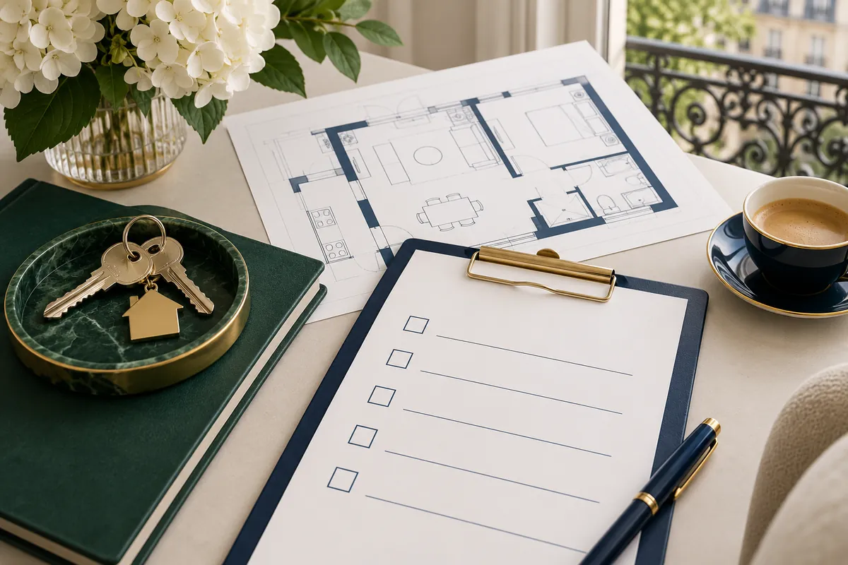 Illustration éditoriale du guide : Budget d’achat immobilier : calculer le coût au-delà du prix affiché